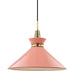 Mitzi - H251701L-AGB/PK - One Light Pendant - Kiki - Aged Brass/Pink