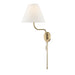 Mitzi - HL240101-AGB - One Light Wall Sconce With Plug - Patti - Aged Brass