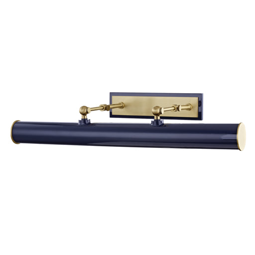 Mitzi - HL263203-AGB/NVY - Three Light Picture Light With Plug - Holly - Aged Brass/Navy