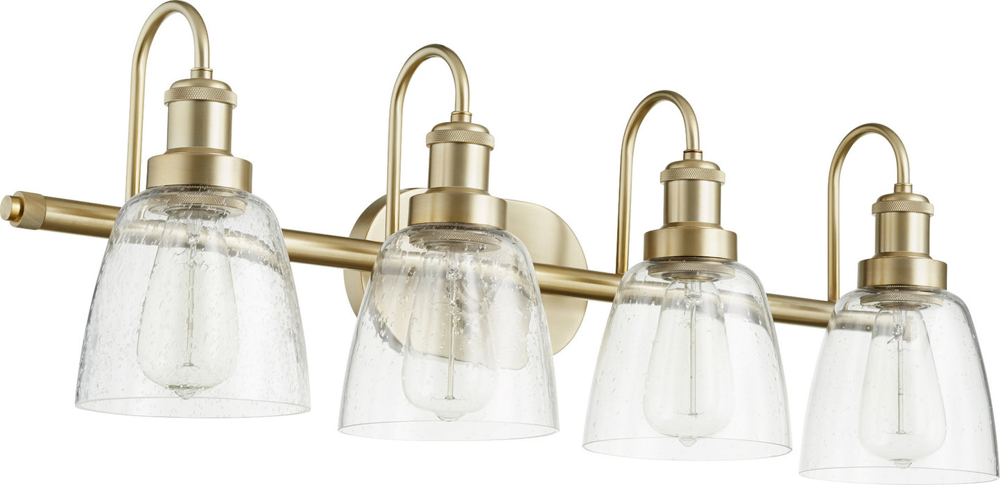 Quorum - 508-4-80 - Four Light Vanity - Aged Brass