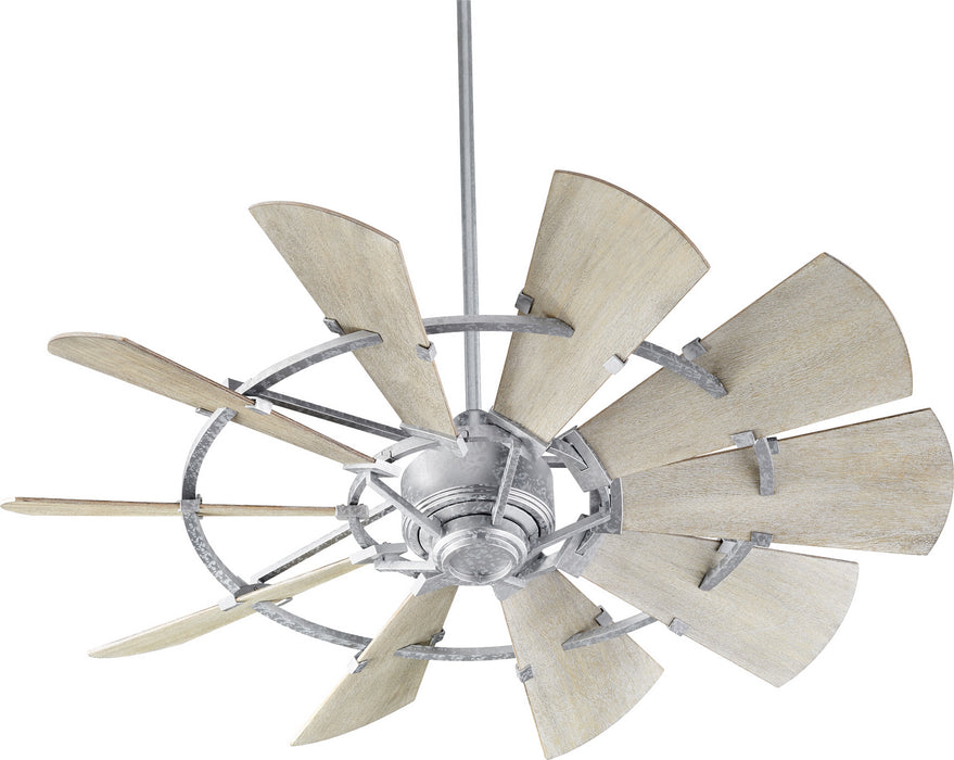Quorum - 95210-9 - 52``Ceiling Fan - Windmill - Galvanized