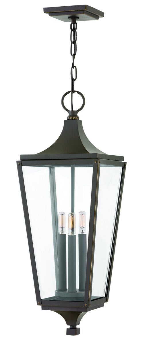 Hinkley - 1292OZ - Three Light Hanging Lantern - Jaymes - Oil Rubbed Bronze