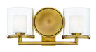 Hinkley - 5492HB - Two Light Bath - Rixon - Heritage Brass