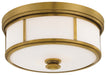 Minka-Lavery - 6368-249 - Three Light Flush Mount - Minka Lavery - Liberty Gold