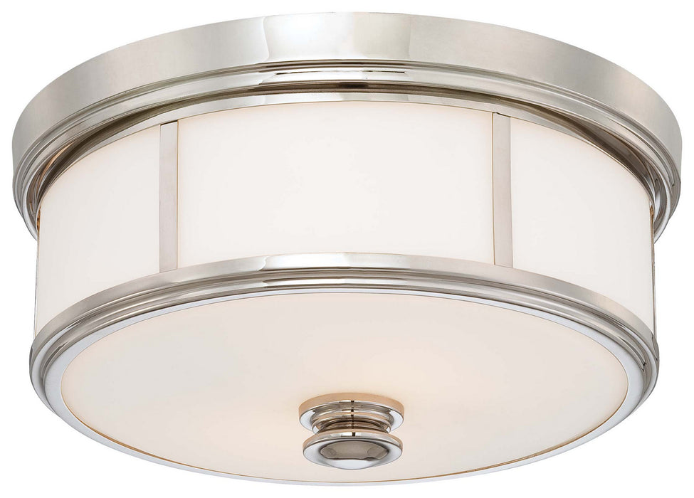 Minka-Lavery - 6368-613 - Three Light Flush Mount - Minka Lavery - Polished Nickel