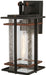 Minka-Lavery - 72492-68 - One Light Outdoor Wall Mount - San Marcos - Coal W/Antique Copper Accents