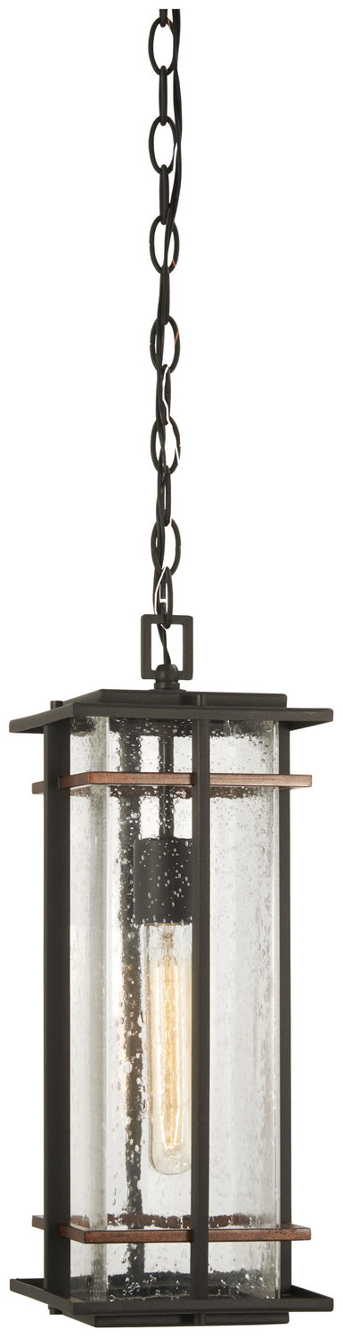 Minka-Lavery - 72494-68 - One Light Outdoor Chain Hung Lantern - San Marcos - Coal W/Antique Copper Accents