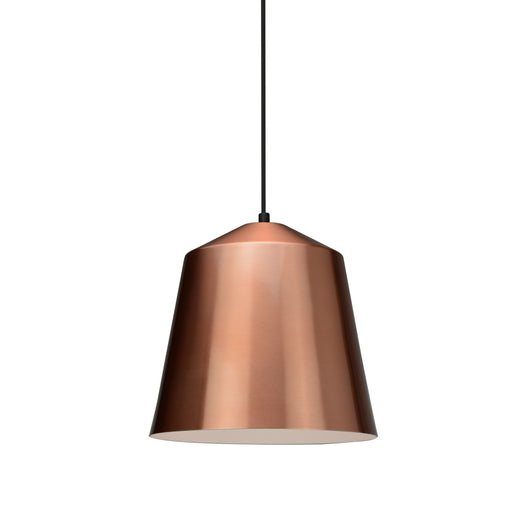 Matteo Lighting - C64002CP - One Light Pendant - Encase - Copper