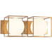 Matteo Lighting - S03802AG - Two Light Wall Sconce - Squircle - Aged Gold Brass