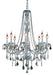 Elegant Lighting - V7858D28C-GT/RC - Eight Light Chandelier - Verona - Chrome