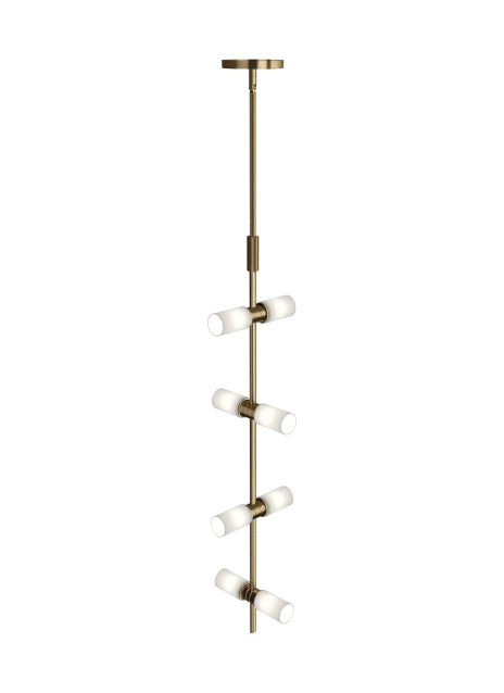 Tech Lighting - 700MDP3CRS - LED Pendant - ModernRail - Aged Brass