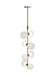 Tech Lighting - 700MDP3GRR - LED Pendant - ModernRail - Aged Brass