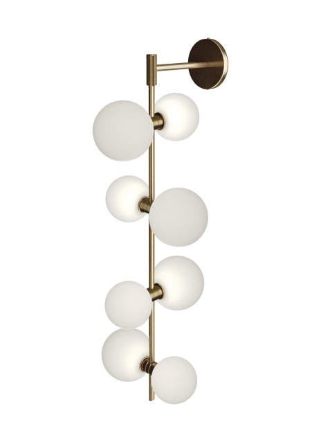 Tech Lighting - 700MDWS3GRR - LED Wall Sconce - ModernRail - Aged Brass