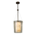 Justice Designs - ALR-8010-DBRZ - One Light Pendant - Alabaster Rocks! - Dark Bronze