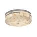 Justice Designs - ALR-8995-CROM - LED Flush-Mount - Alabaster Rocks! - Polished Chrome