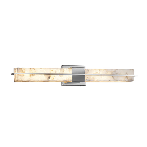 Justice Designs - ALR-9055-CROM - LED Bath Bar - Alabaster Rocks! - Polished Chrome