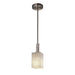 Justice Designs - CLD-8445-15-NCKL - One Light Pendant - Clouds - Brushed Nickel