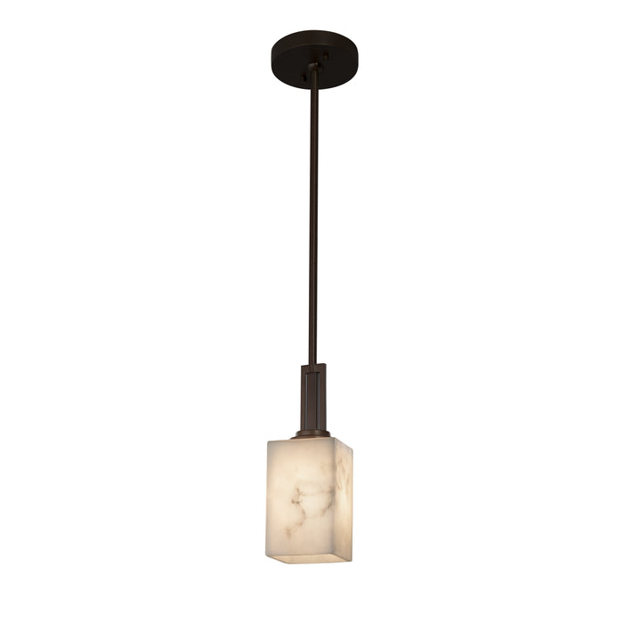 Justice Designs - FAL-8445-15-DBRZ - One Light Pendant - LumenAria - Dark Bronze