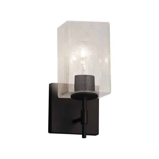 Justice Designs - FSN-8411-10-SEED-MBLK - Wall Sconce - Fusion - Matte Black