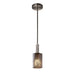 Justice Designs - FSN-8445-10-MROR-NCKL - One Light Pendant - Fusion - Brushed Nickel