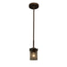 Justice Designs - MSH-8455-10-DBRZ - One Light Pendant - Wire Mesh™ - Dark Bronze