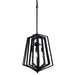 Varaluz - 262F03BL - Three Light Foyer Pendant - Gymnast - Black