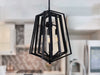 Varaluz - 262F03BL - Three Light Foyer Pendant - Gymnast - Black