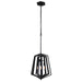 Varaluz - 262F03BL - Three Light Foyer Pendant - Gymnast - Black