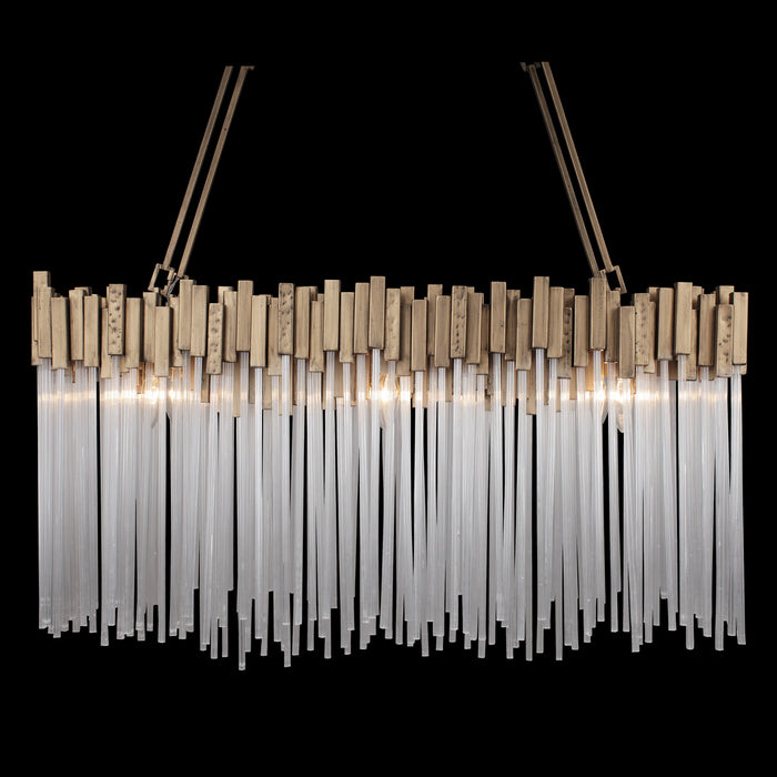 Six Light Linear Pendant-Mid. Chandeliers-Varaluz-Lighting Design Store