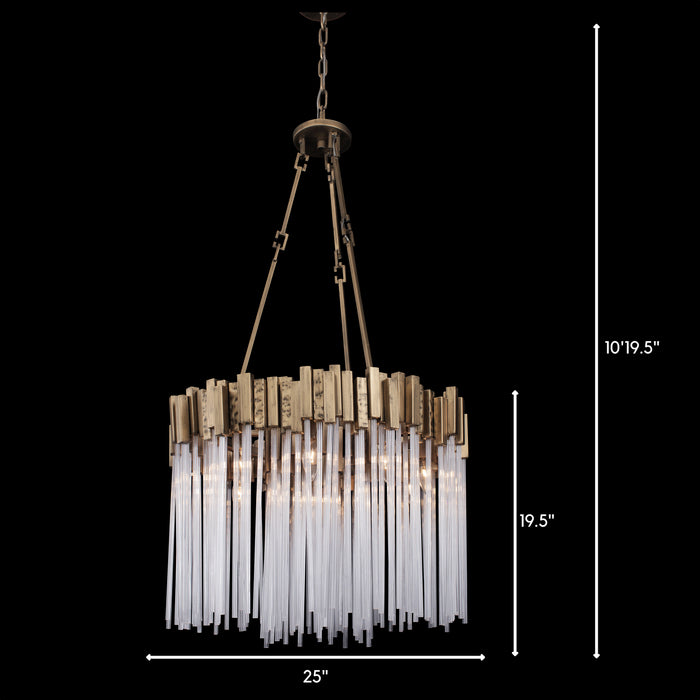Nine Light Pendant-Mid. Chandeliers-Varaluz-Lighting Design Store