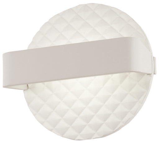 George Kovacs - P1773-044B-L - LED Wall Sconce - Quilted - Matte White