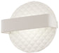 George Kovacs - P1773-044B-L - LED Wall Sconce - Quilted - Matte White