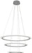 George Kovacs - P8143-609-L - LED Pendant - Discovery - Silver