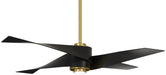 Minka Aire - F903L-SBR/MBK - 64``Ceiling Fan - Artemis™ Iv - Soft Brass/Matte Black