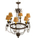 Meyda Tiffany - 167786 - Six Light Chandelier - Antonia - Crystal