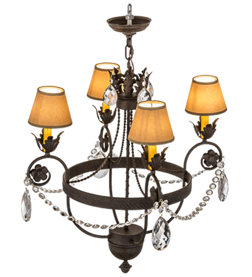 Meyda Tiffany - 167827 - Four Light Chandelier - Antonia - Crystal