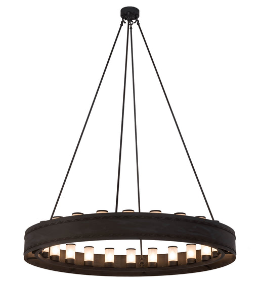 Meyda Tiffany - 187107 - LED Chandelier - Loxley - Mahogany Bronze