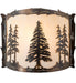Meyda Tiffany - 197101 - One Light Wall Sconce - Tall Pines - Antique Copper