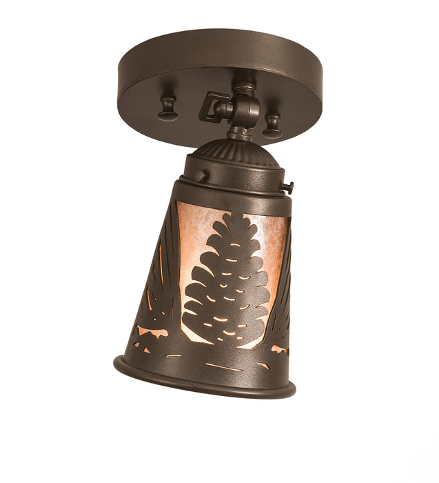 Meyda Tiffany - 197918 - One Light Swing Arm Flushmount - Pinecone - Bronze
