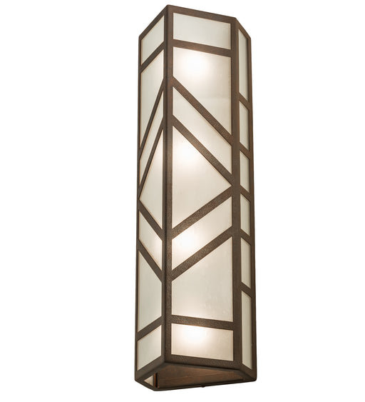 Meyda Tiffany - 198072 - Four Light Wall Sconce - Santa Fe - Rust