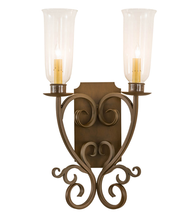 Meyda Tiffany - 200021 - Two Light Wall Sconce - Thierry - Oil Rubbed Bronze