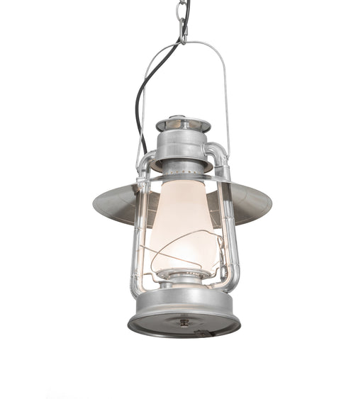 Meyda Tiffany - 203593 - One Light Pendant - Miner`S Lantern - Galvinized