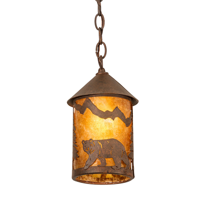 Meyda Tiffany - 202429 - One Light Mini Pendant - Lone Bear - Rust