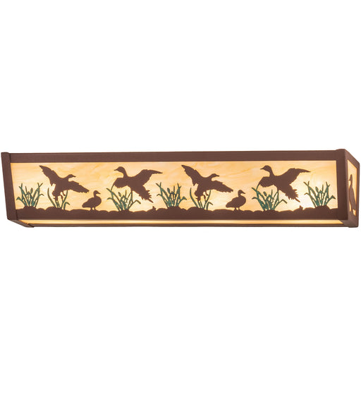 Meyda Tiffany - 201030 - Four Light Vanity - Ducks In Flight