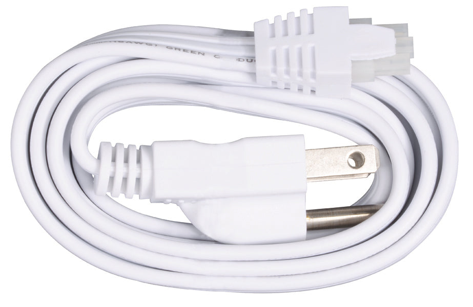 AFX Lighting - XLCP60WH - 60`` Cord And Plug For Nobel Pro Series/Nllp - Accessory - White