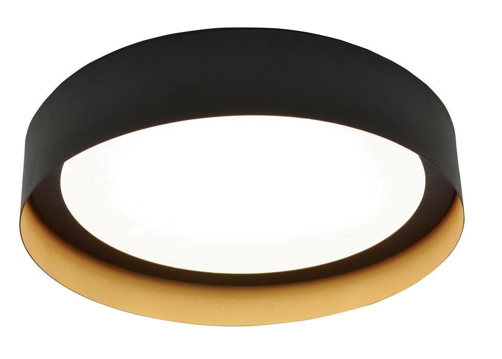 AFX Lighting - RVF121400L30D1BKGD - LED Ceiling Mount - Reveal - Black/Gold