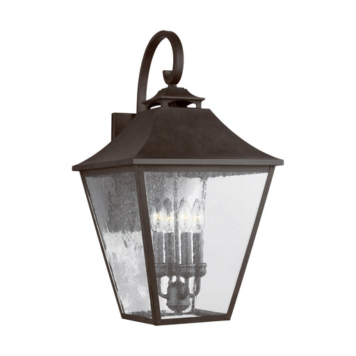 Generation Lighting - OL14404SBL - Four Light Outdoor Wall Lantern - Galena - Sable