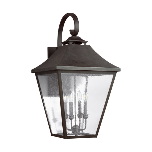 Generation Lighting - OL14405SBL - Four Light Outdoor Wall Lantern - Galena - Sable