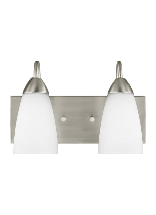 Generation Lighting - 4420202-962 - Two Light Wall / Bath - Seville - Brushed Nickel