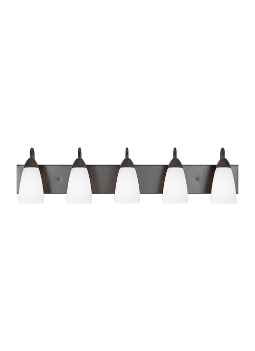 Generation Lighting - 4420205-710 - Five Light Wall / Bath - Seville - Burnt Sienna